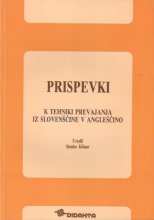 Prispevki k tehniki prevajanja iz slovenščine v angleščino